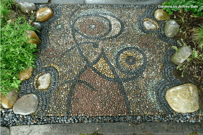 The Artful Garden: Pebble Mosaic