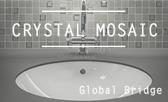 Glamorous charm----crystal glass mosaic