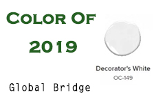 Color of 2019---Decorator‘s White
