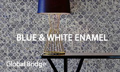 Blue & White Enamel